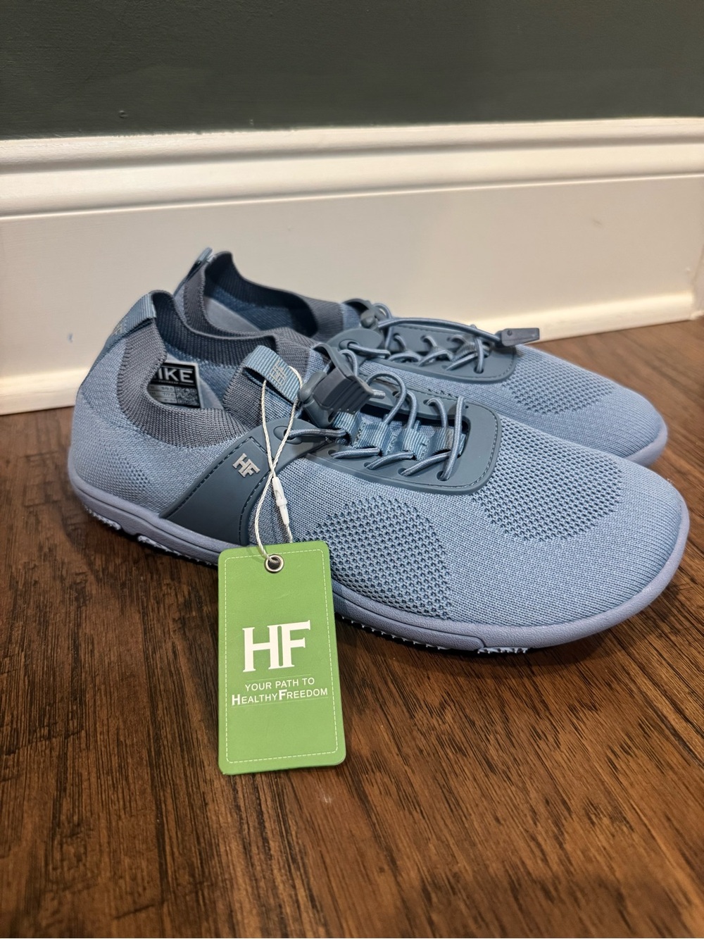 HF Women's Light Blue Knit Athletic Trainer
